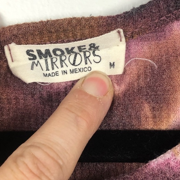 Smoke & mirrors women’s long sleeve brown tie-dye‎ - Picture 5 of 8